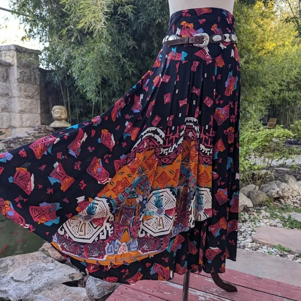 Vintage 90s Western Rodeo Skirt 28
